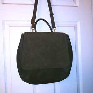 Universal Thread suede & leather purse backpack